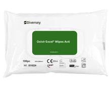 Diversey Oxivir® Excel aftørre desinfektionshåndklæder med en lang række effekter | Pakke (100 håndklæder)