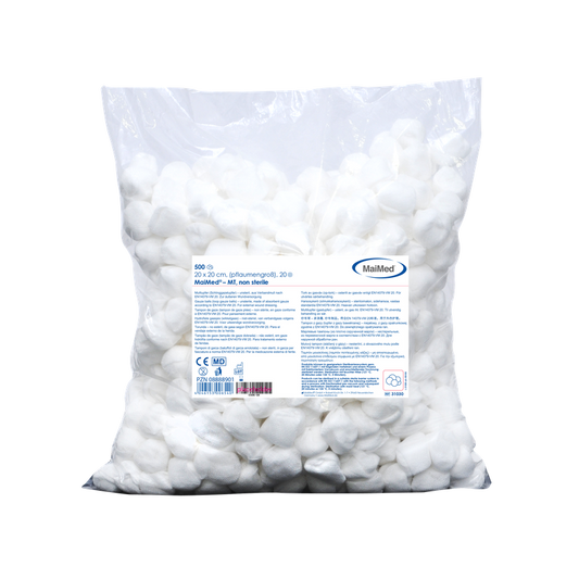 MaiMed-MT-usterile gazeservietter, 500 stk/foliepose