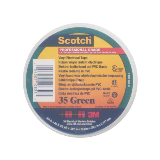 3M™ Scotch® 35 vinyl elektrisk isoleringstape