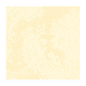 Eine quadratisch gemusterte Dunilin®-Serviette im Format 40 x 40 cm von Duni GmbH zeigt einen hellgelben Hintergrund mit komplizierten Blumen- und Blätterdesigns in einem etwas dunkleren Gelbton und bietet einen subtil dekorativen Effekt, ideal für elegante Einwegservietten für festliche Anlässe.