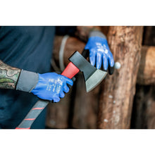 NITRAS OIL GRIP, montagehandsker, blå/sort