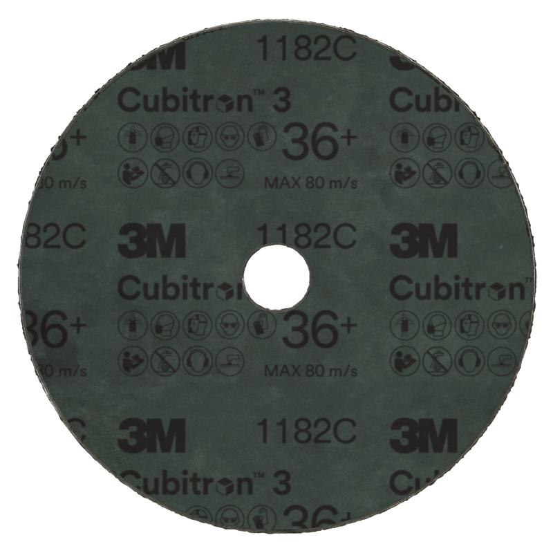 3M™ Cubitron™ 3 Fiberskive 1182C, 36+ - Slibemiddel til metal