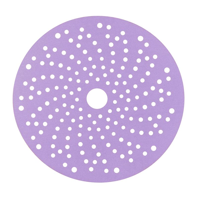 3M™ Cubitron™ II Hookit™ slibeskive 737U, 150 mm, multihul, 400+, 51428 | Pakke (50 stk.)