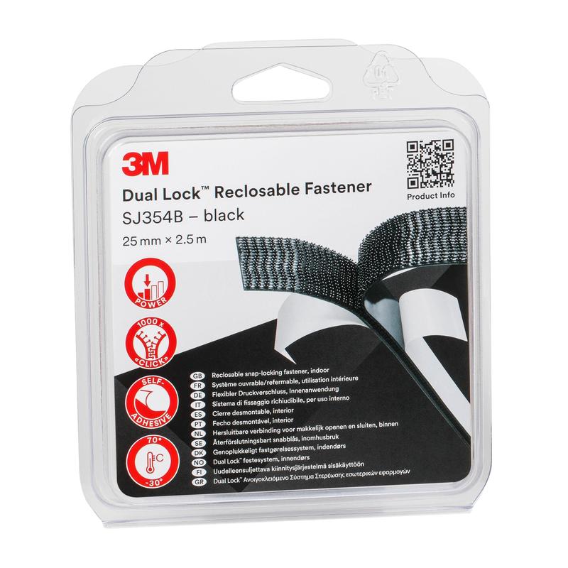 3M™ Dual Lock™ SJ3540 Push Lock Sort 25 mm