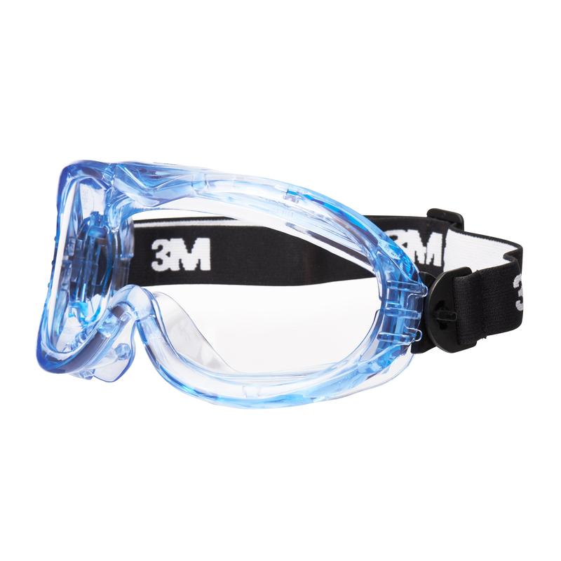 3M™ Fahrenheit™ Full Vision sikkerhedsbriller, indirekte ventilation, anti-ridse/anti-dug belægning, klar polycarbonat linse, 71360-00011, 10 pr. pakke | Pakke (1 stk)