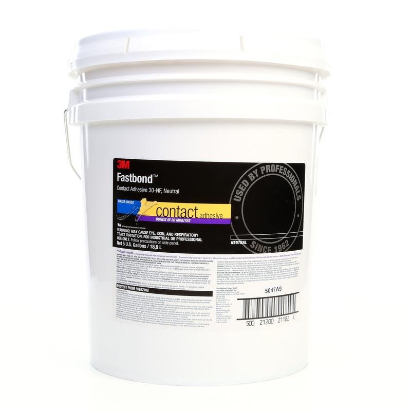 3M™ Fastbond™ polychloropren-baseret dispersionslim 30NF, gennemsigtig, 20 L | Beholder (20 l)