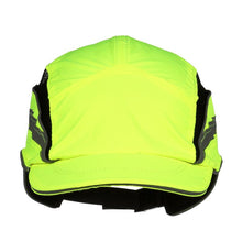 3M™ First Base™ 3 bump-hætte 2021866, Classic, Fluorescerende High Visibility, Gul, Short Peak, 55 mm, Custom | Pakke (1 stk)