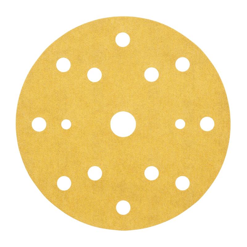 3M™ Hookit™ Papir Disc 255P, 152 mm, 15-hullers, P80 | Pakke (100 stk.)