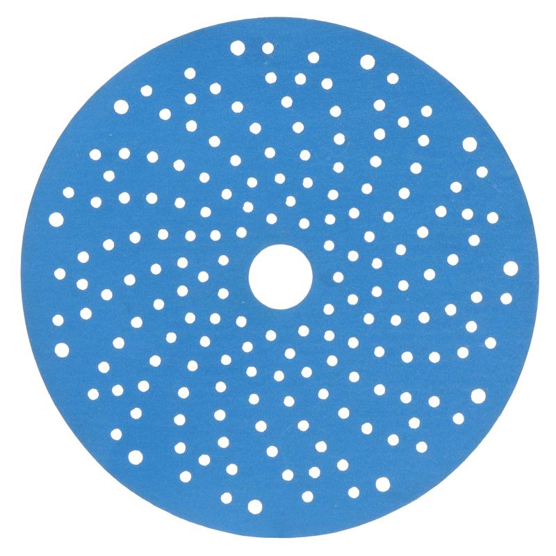 3M™ Hookit™ blå slibeskive multihul 325U, blå, 150 mm, multihul, 500, 51382 | Pakke (1 stk)