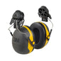3M™ PELTOR™ høreværn, gul, hjelmbeslag, X2P3 | Pakke (1 stk)