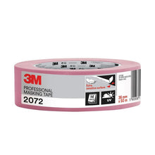 3M™ Painter's Masking Tape 2072 til ekstra sarte overflader, pink, 36 mm x 50 m, 1 rulle/pakke | Pakke (1 rulle)