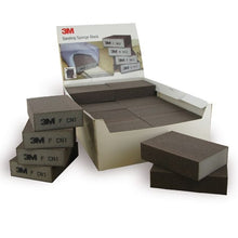 3M™ slibesvamp, 68 mm x 100 mm x 26 mm, A, blød, fin, firesidet | Pakke (24 stk.)