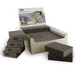 3M™ slibesvampe, 100 mm x 68 mm x 26 mm, MED, firesidet | Pakke (24 stk.)