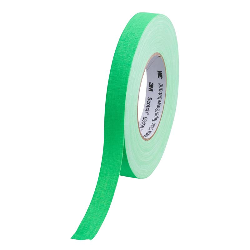 Scotch® 9545N imprægneret stoftape, grøn, 19 mm x 50 m, 0,3 mm | Pakke (1 rulle)