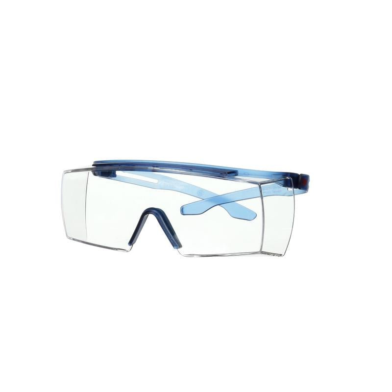 3M™ SecureFit™ 3700-overbriller, blå stænger, anti-ridsebelægning + (K), klar linse, SF3701ASP-BLU-EU, 20 pr. pakke | Pakke (1 stk)