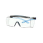 3M™ SecureFit™ 3700-overbriller, blå stænger, øjenbrynsskjold, Scotchgard™ antidugbelægning (K&N), klar linse, SF3701XSGAF-BLU-EU, 20 pr. pakke | Pakke (1 stk)
