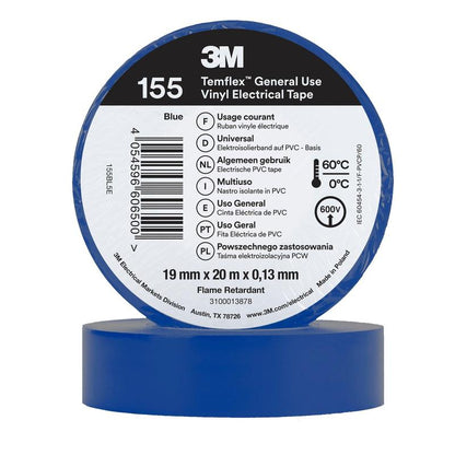 3M™ Temflex™ vinylisoleringstape 155 - 19 mm x 20 m