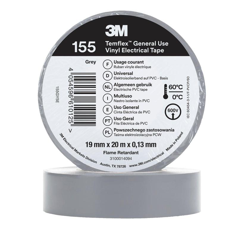 3M™ Temflex™ vinylisoleringstape 155 - 19 mm x 20 m