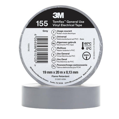 3M™ Temflex™ vinylisoleringstape 155 - 19 mm x 20 m