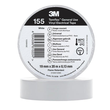 3M™ Temflex™ vinylisoleringstape 155 - 19 mm x 20 m