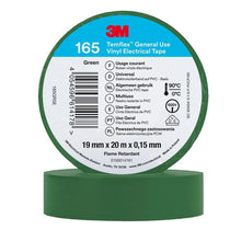 3M™ Temflex™ vinylisoleringstape 165, grøn - elektrisk isoleringstape