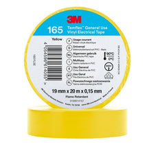 3M™ Temflex™ Vinyl elektrisk tape 165 gul