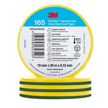 3M™ Temflex™ Vinyl Elektrisk Tape 165 - Grøn/Gul