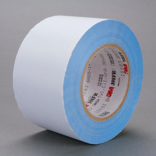 3M™ glasstoftape 398FR, hvid