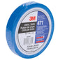 3M™ blød PVC-tape 471, blå, 12 mm x 32 m, 0,14 mm, individuelt pakket | Pakke (1 rulle)