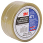 3M™ blød PVC-tape 471, klar, 50 mm x 33 m, 0,14 mm, individuelt pakket | Pakke (1 rulle)