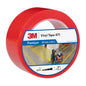 3M™ blød PVC-tape 471, rød, 50 mm x 33 m, 0,14 mm, individuelt pakket | Pakke (1 rulle)