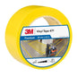 3M™ blød PVC-tape 471, gul, 50 mm x 33 m, 0,14 mm, individuelt pakket | Pakke (1 rulle)