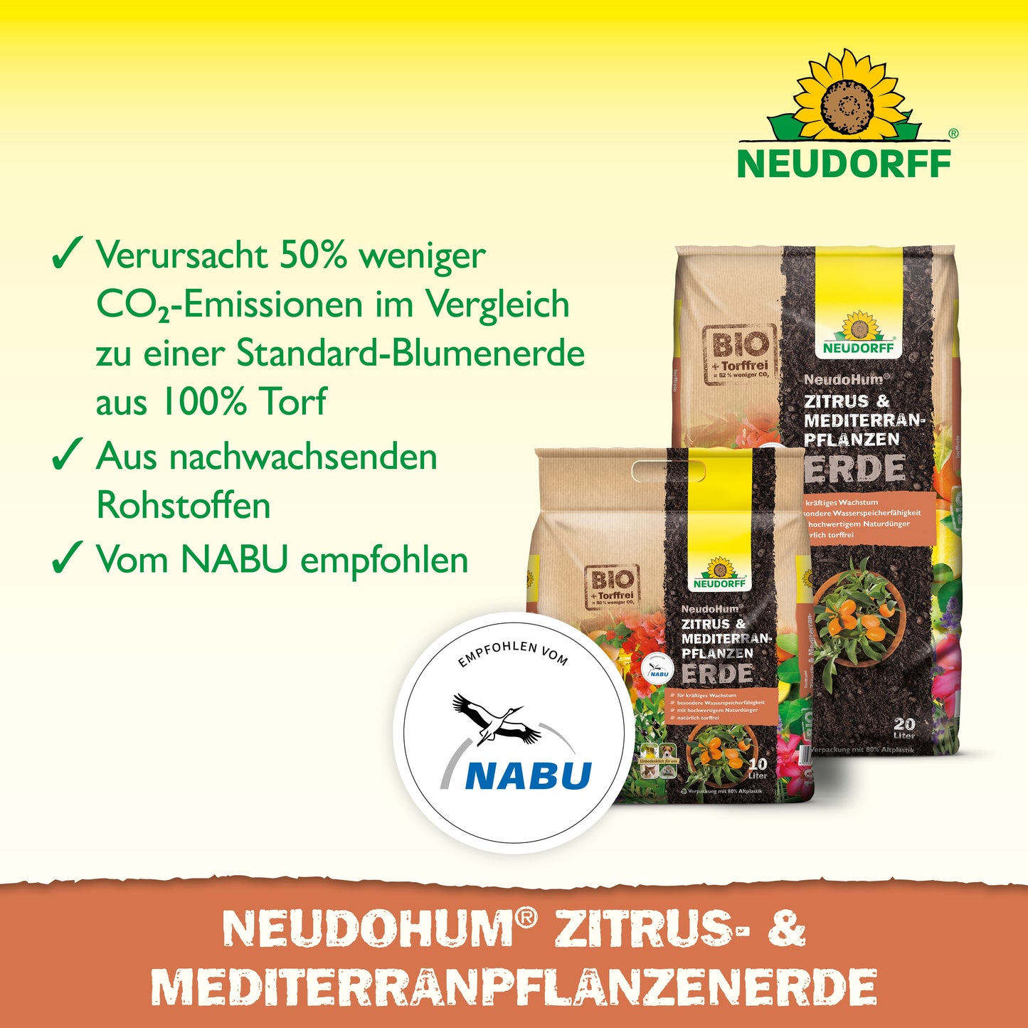 NeudoHum Citrus & Middelhavsplanter Jord