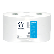 Papernet Maxi Jumbo toiletpapir 401849, 2-lags, 360 m – 6 ruller | Karton (1 pakke)