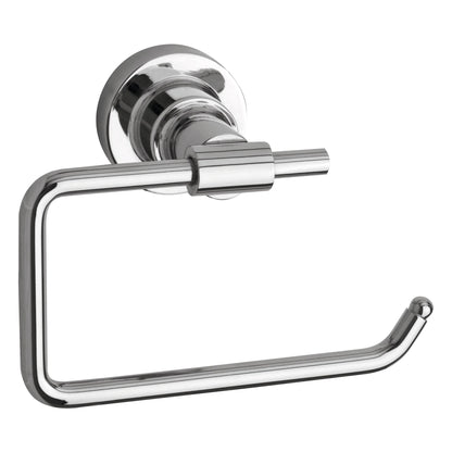 tesa Luup Toilettenpapierhalter ohne Deckel, verchromt, inkl. Klebelösung ohne Deckel