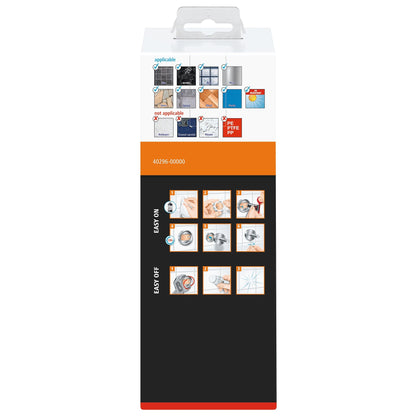 tesa Luup sæbedispenser (175 ml), forkromet, inkl. klæbeløsning