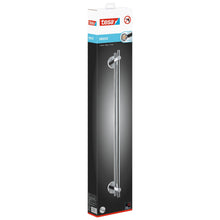 tesa SMOOZ Handtuchhalter ohne Bohren, 2-armig, verchromt, Klebelösung