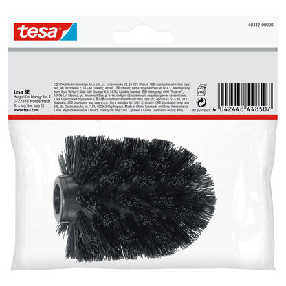 tesa-udskiftningshoved til toiletbørste, sort, Deluxxe, Exxclusiv, Elegaant, Esteetic, Exxcellent, Nooblesse, Ekkro, Hukk, Klaam, Loxx, Luup, Moon eller Smooz