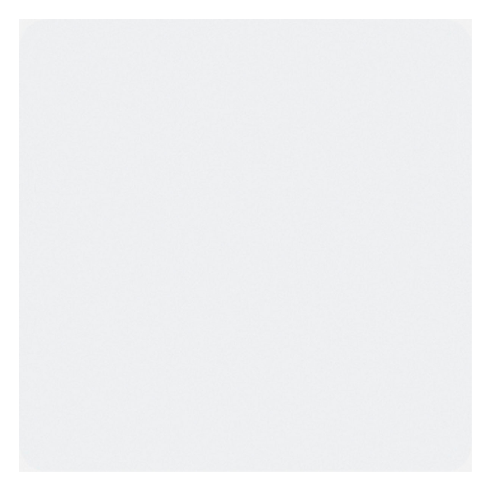 Et lysegråt, minimalistisk, kvadratisk kort med afrundede hjørner efterligner det elegante design af servietunderlaget fra Duni GmbH. Dens glatte og jævne overflade afspejler enkelheden af en engangsunderlag og tilbyder elegance uden tekst eller designs.