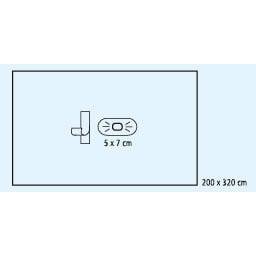 FD PP ekstremitetsklud 200x320* 5x7* crepe wrap | Pakke (11 stk.)