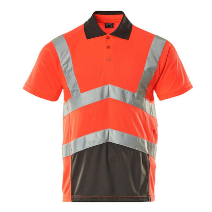 MASCOT® Anadia poloshirt, hi-vis rød/mørk antracit