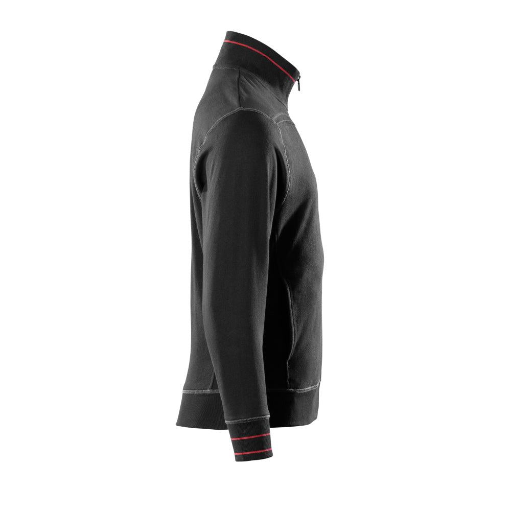 MASCOT® Chania sweatshirt med lynlås, sort