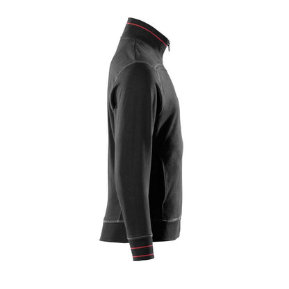 MASCOT® Chania sweatshirt med lynlås, sort
