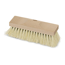 Die Nölle Profi-Bürste Bitumenbürste 23 cm aus hitzebeständigem Thermo-PET verfügt über dicht gepackte helle Borsten und ein Mittelloch zur einfachen Befestigung. Ideal für den dauerhaften Einsatz auf verschiedenen Oberflächen.