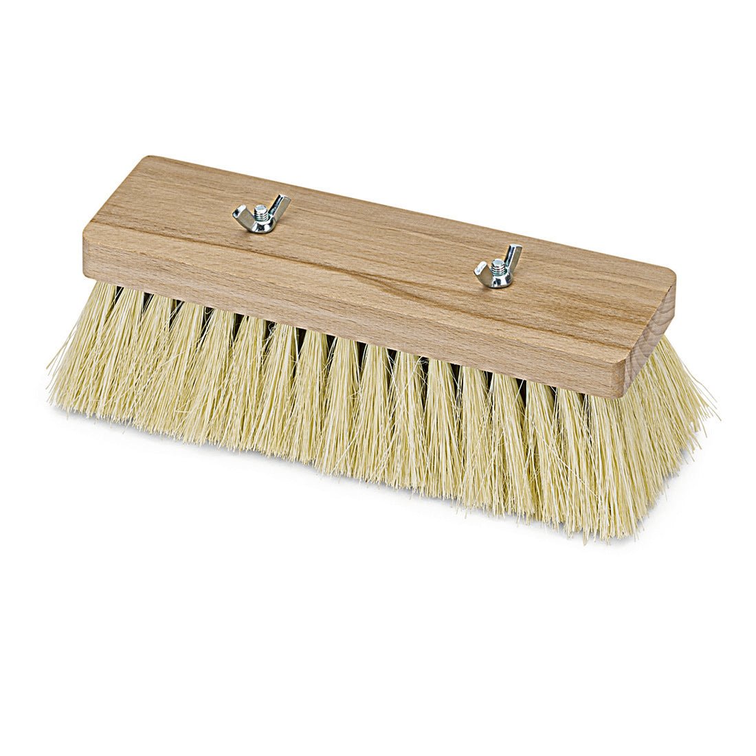 Nölle Profi Brush Bitumenbørste, 23 cm varmebestandig naturfiber fra Nölle Profi Brush Børste- & Penselteknik e.K. har en træblok og to metalbolte med vingemøtrikker til fastgørelse af skaftet.