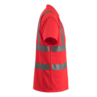MASCOT® Bowen poloshirt, hi-vis rød