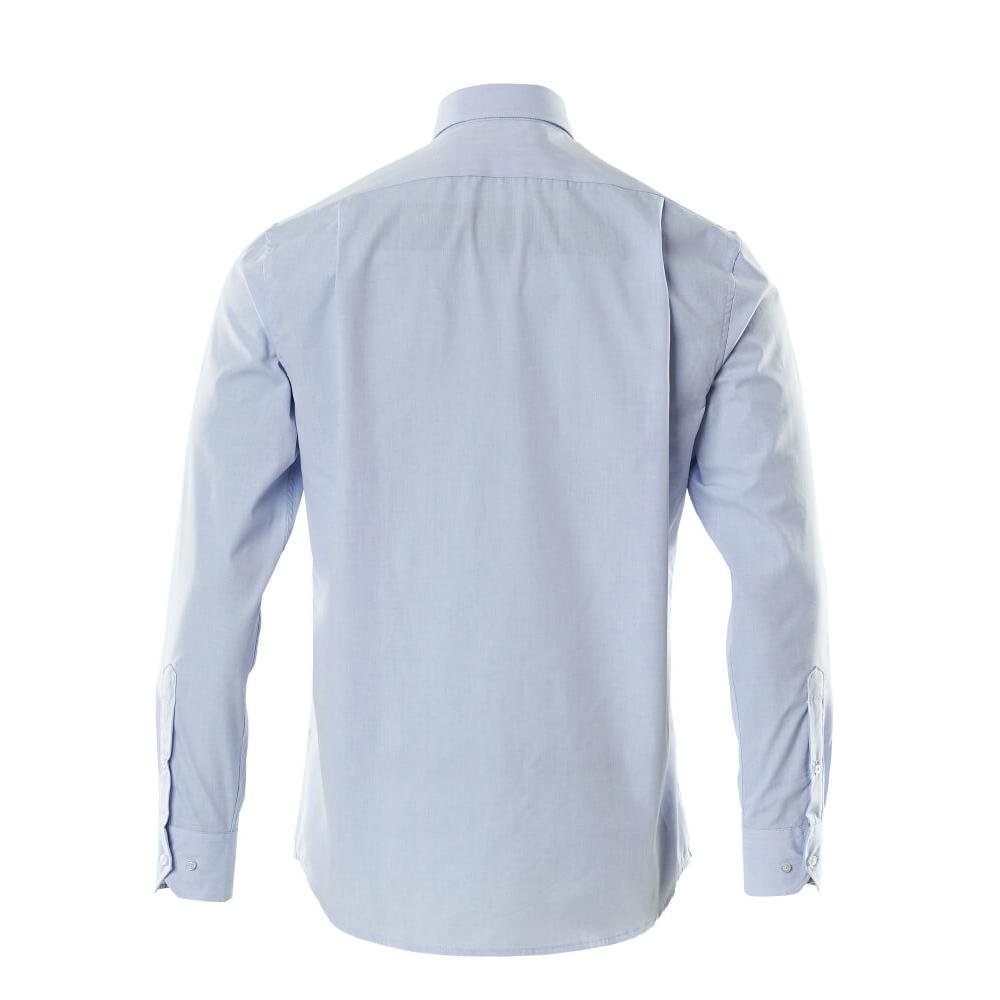 Poplin skjorte, moderne pasform, lyseblå
