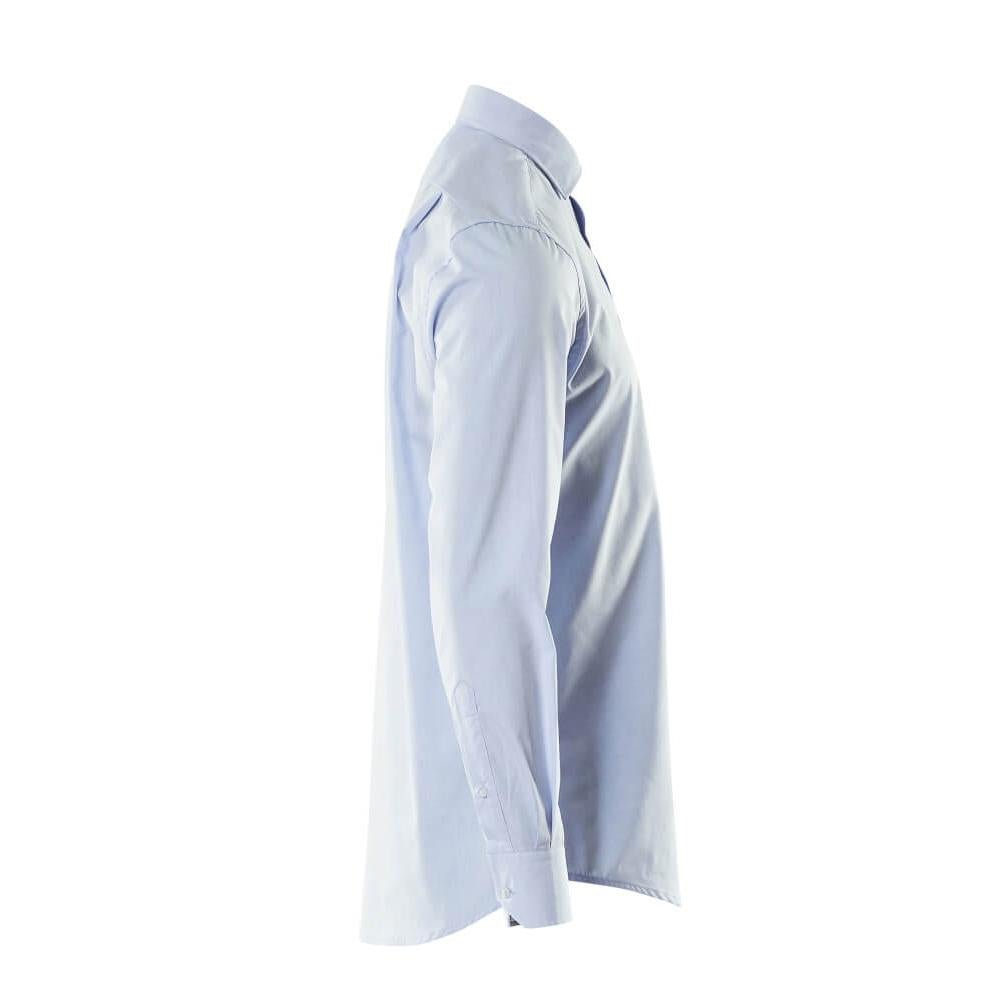 Poplin skjorte, moderne pasform, lyseblå