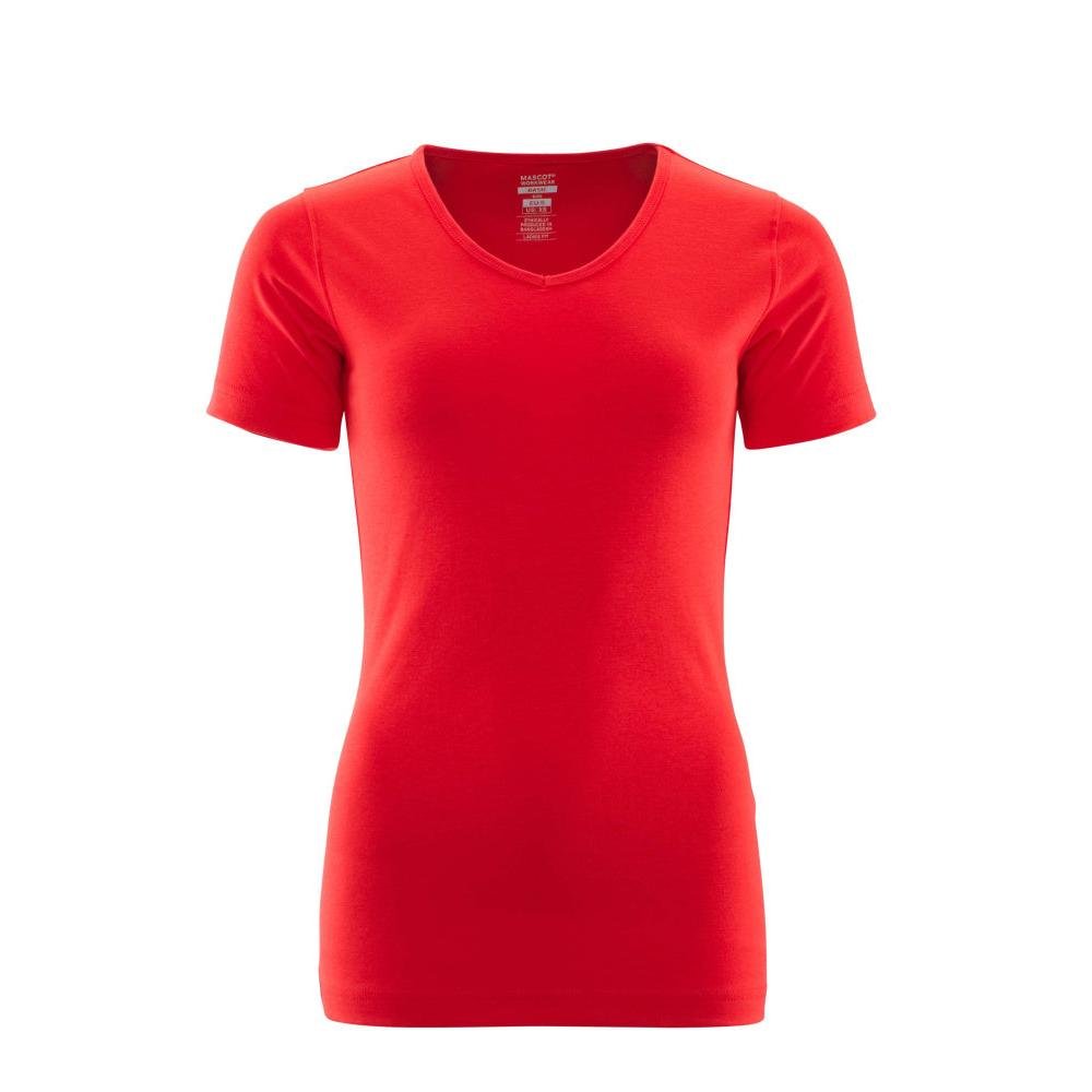 MASCOT® Lækker dame-t-shirt, trafikrød