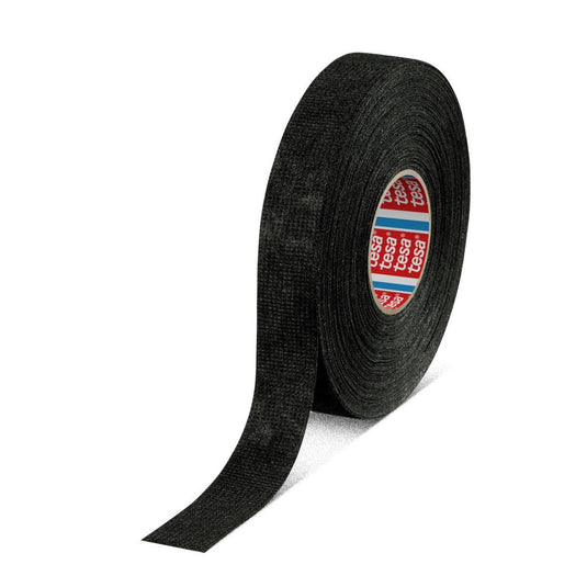 tesa 51608 PET-vliesklæbebånd, sort, 25 m x 19 mm